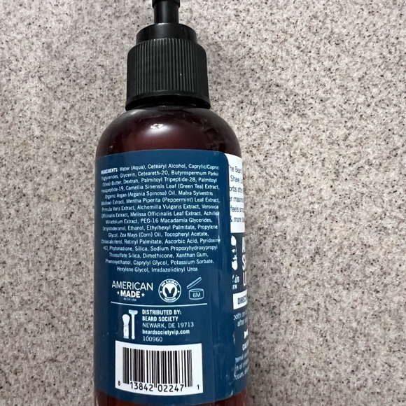 Beard Society After Shave Lotion 3/4 Full - Picture 3 of 3